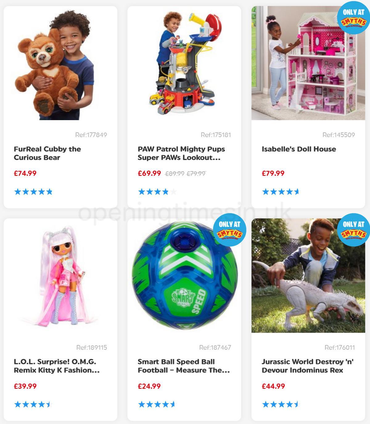 Smyths Toys Offers from 11 December