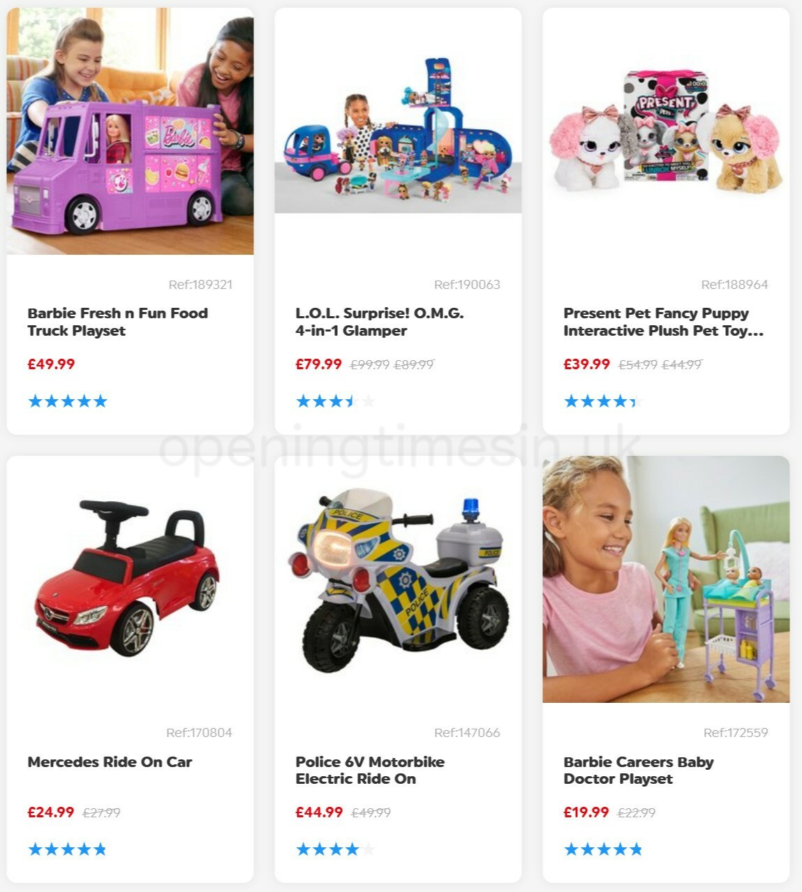 Smyths Toys Offers from 1 January