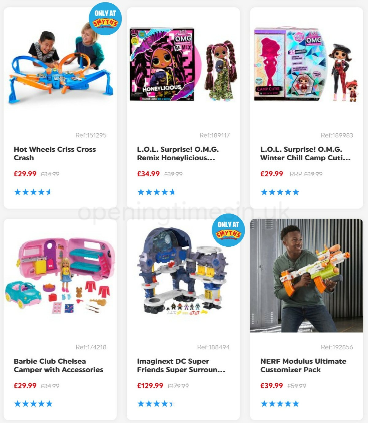 Smyths Toys Offers from 30 January