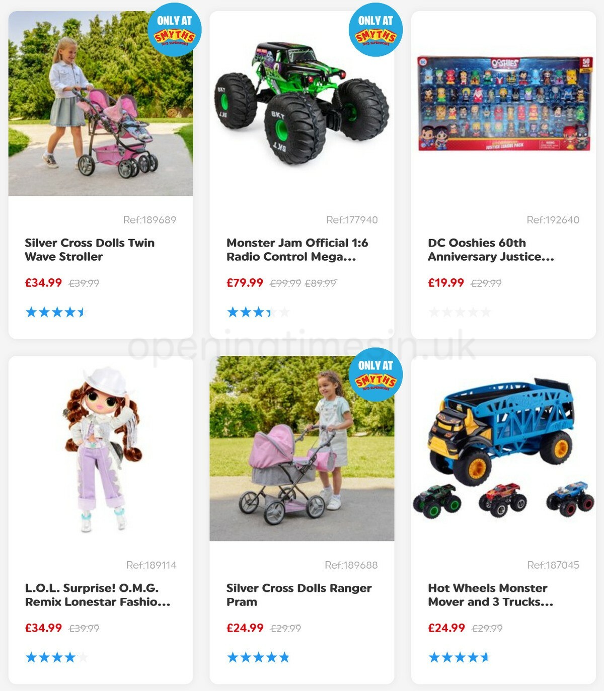 Smyths Toys Offers from 30 January