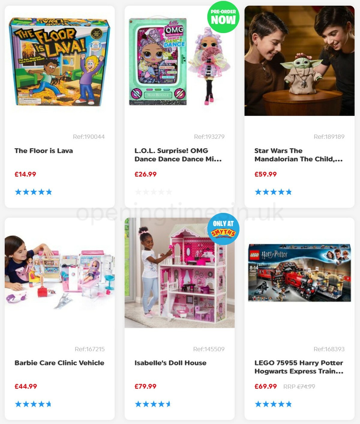Smyths Toys Offers from 5 March
