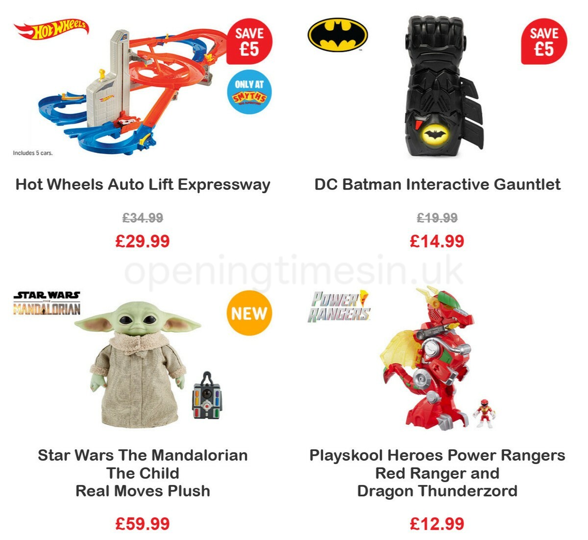 Smyths Toys Offers from 5 March