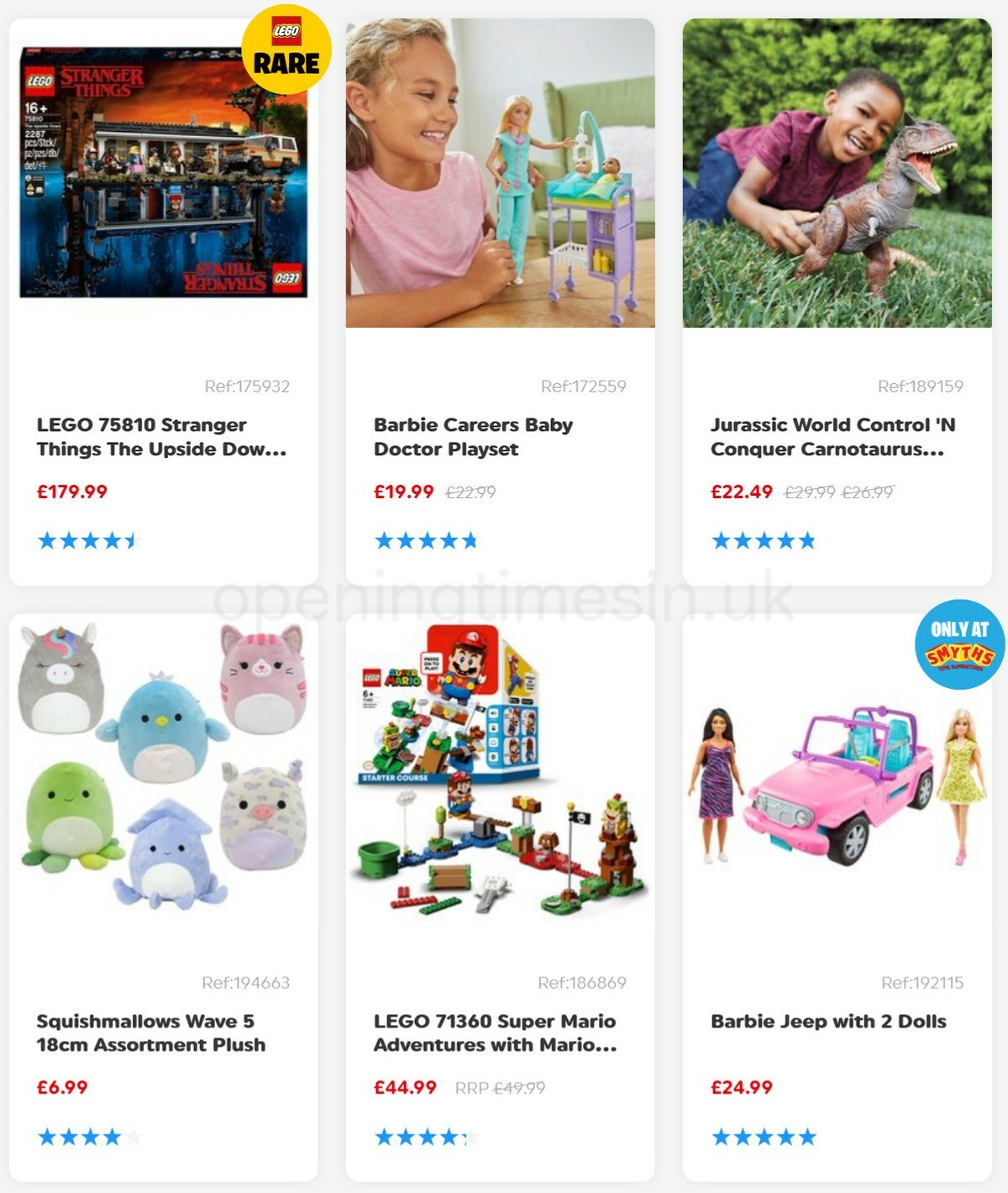 Smyths Toys Offers from 5 March