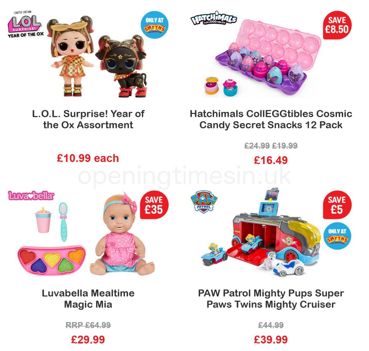 Smyths Toys Offers from 5 March