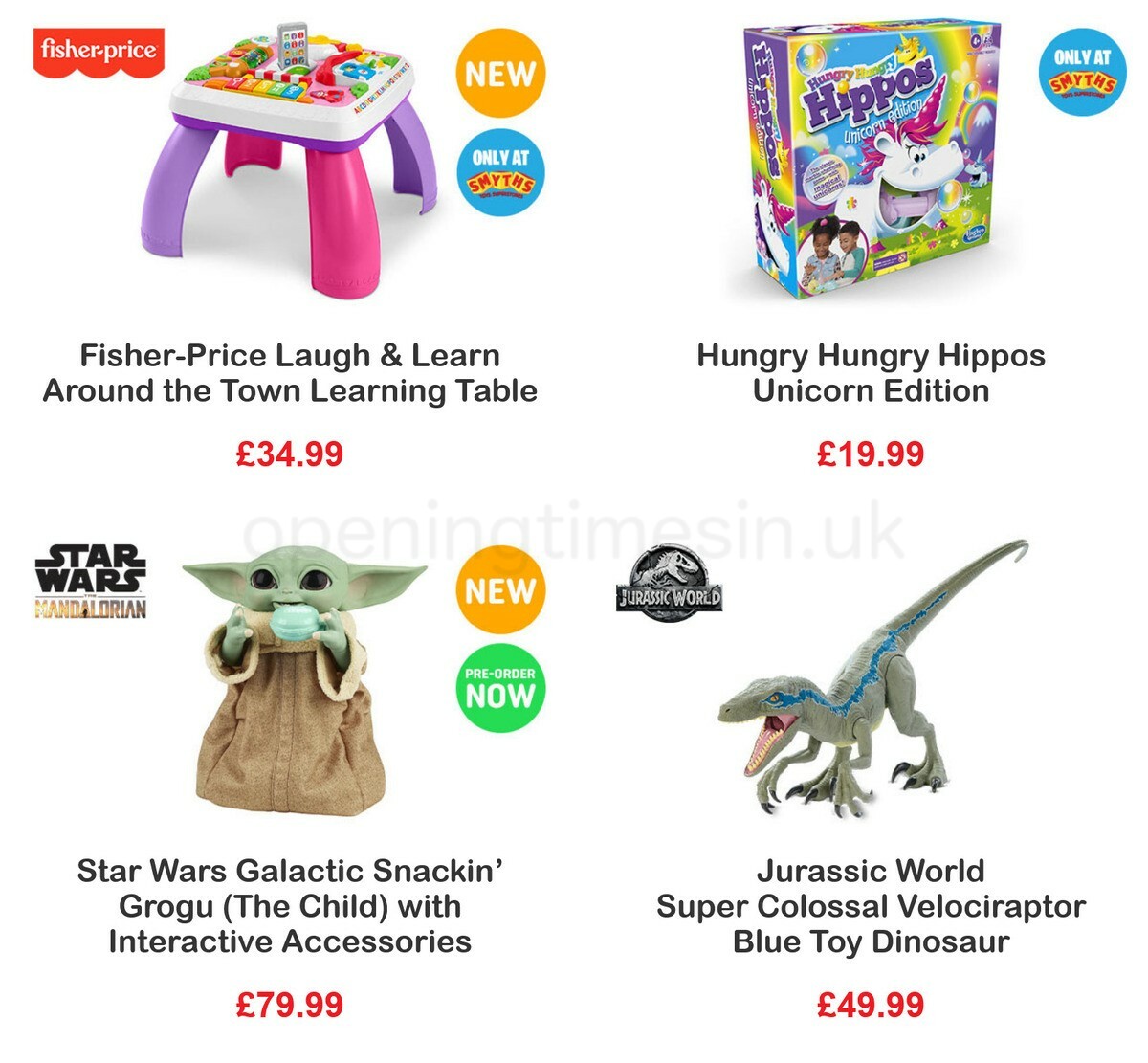 Smyths Toys Offers from 3 April