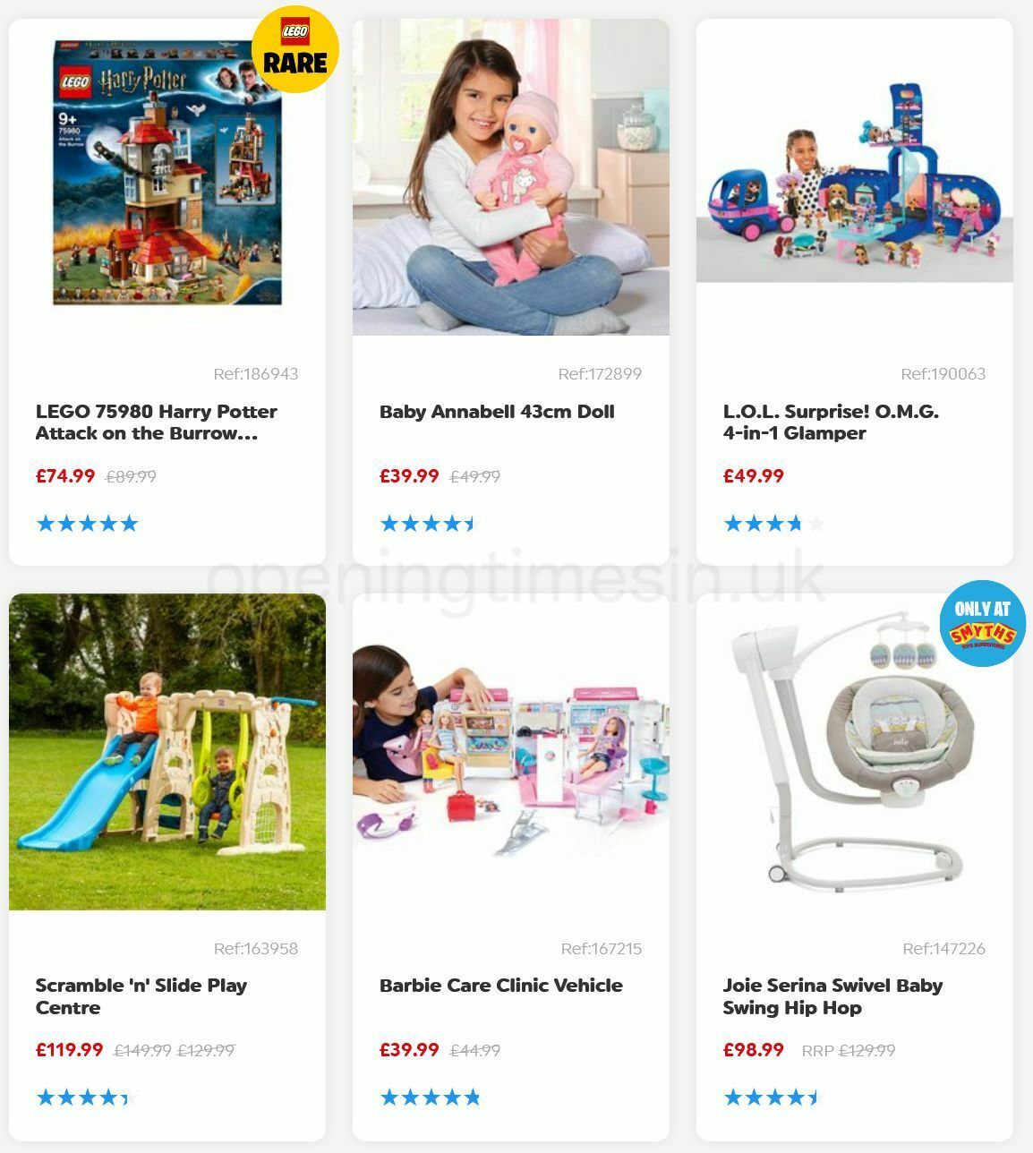 Smyths Toys Offers from 26 June