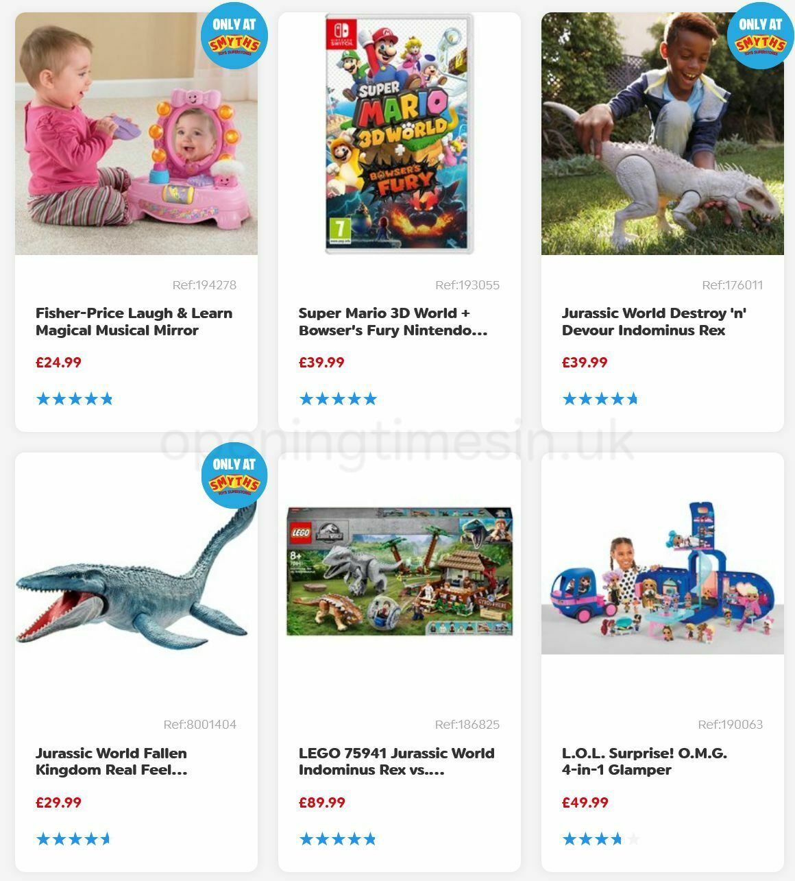 Smyths Toys Offers from 23 July