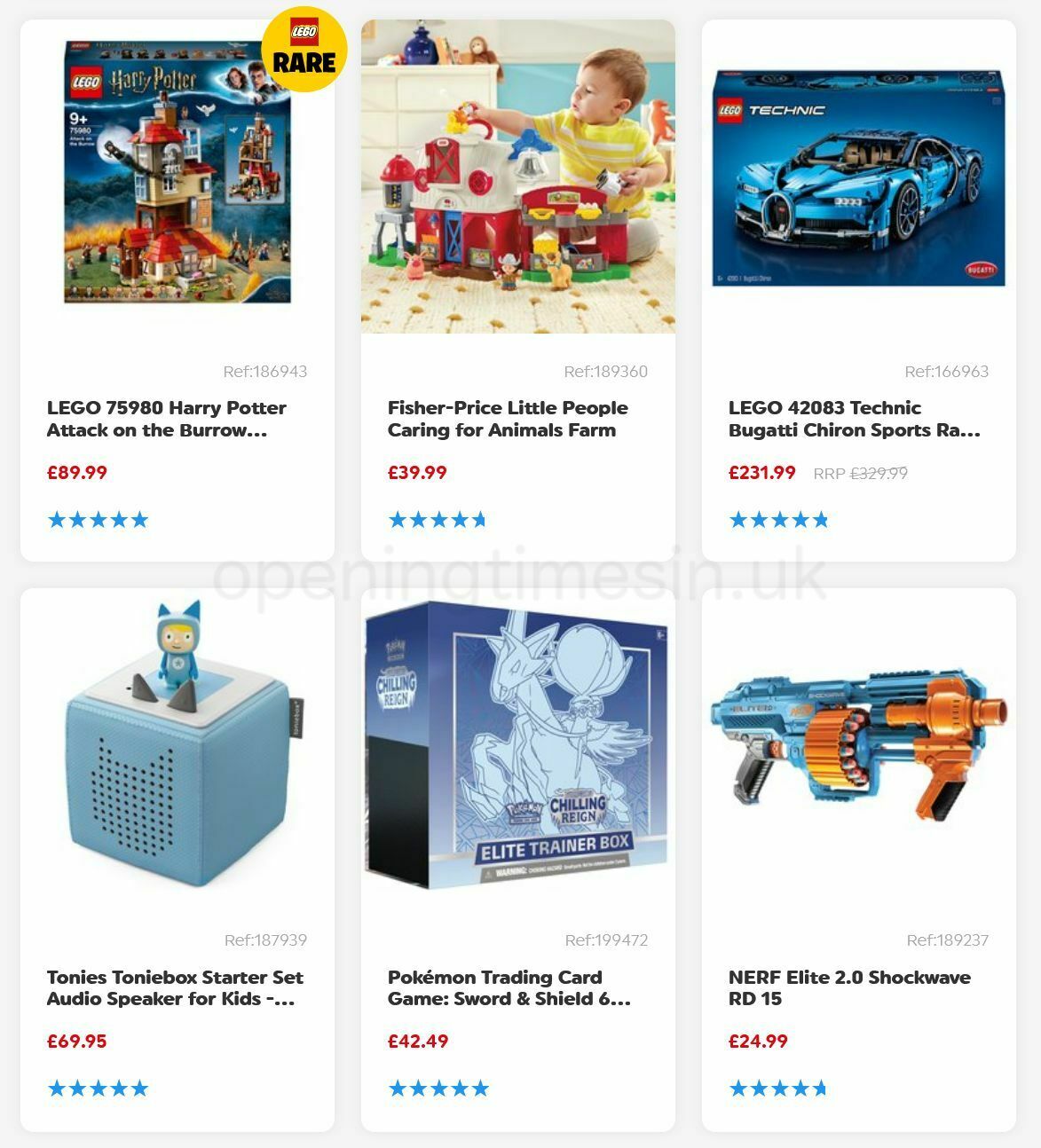 Smyths Toys Offers from 6 August