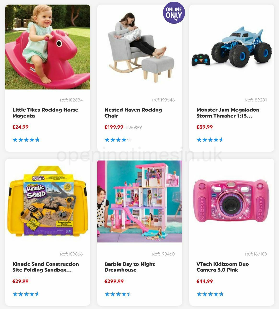 Smyths Toys Offers from 6 August