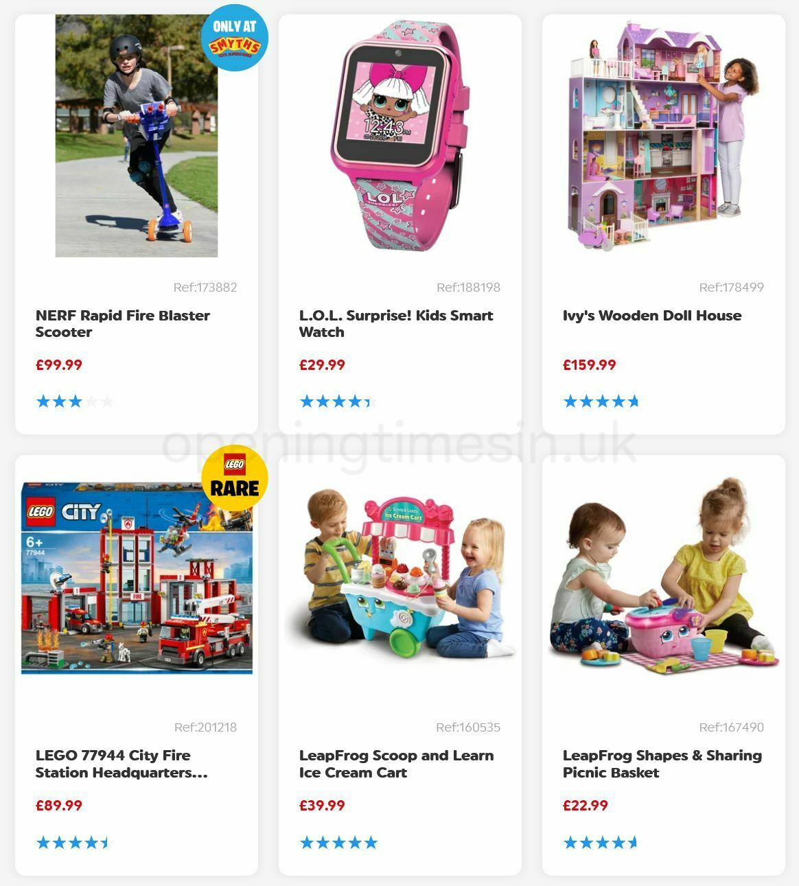 Smyths Toys Offers from 3 December