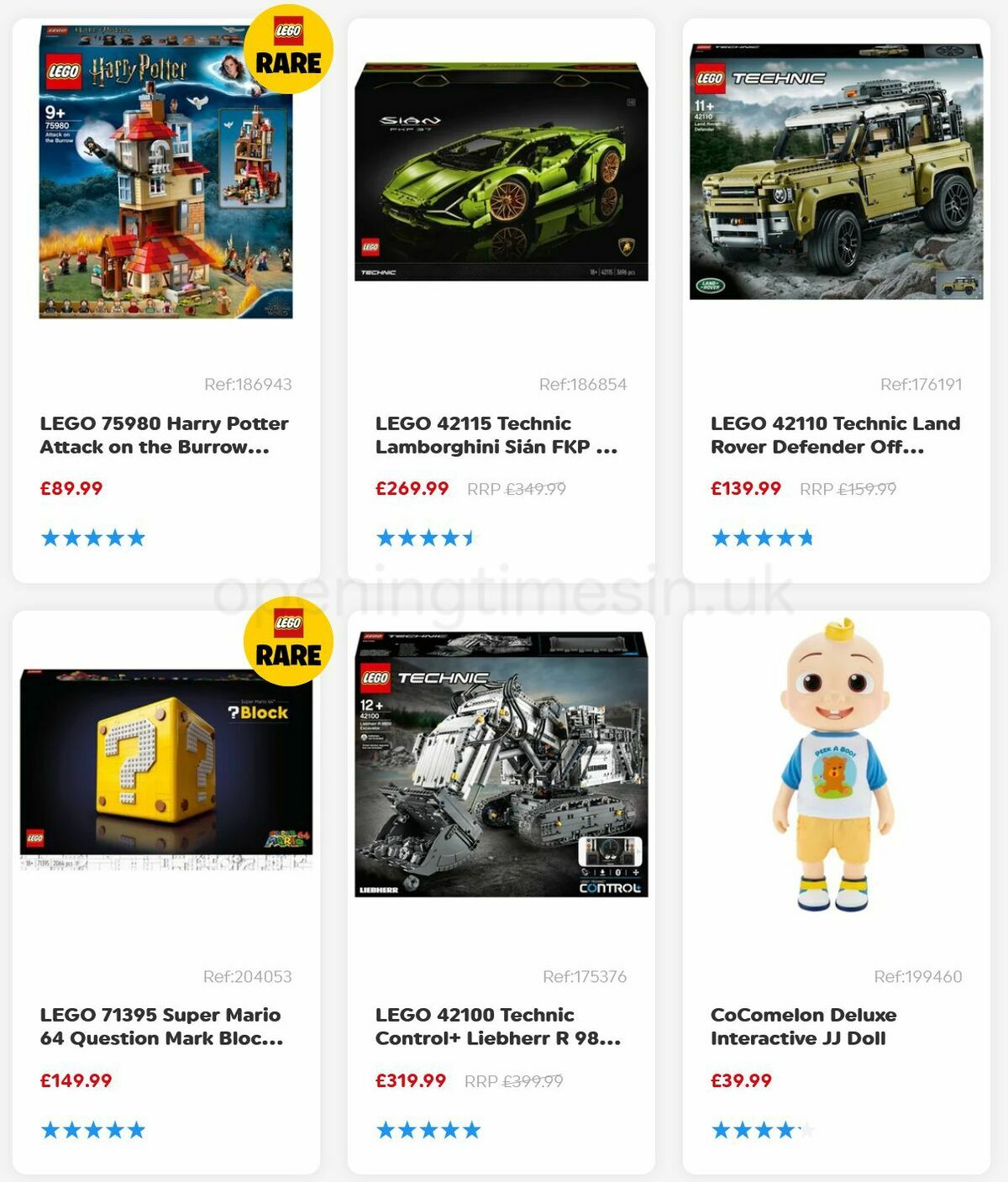 Smyths Toys Offers from 8 January