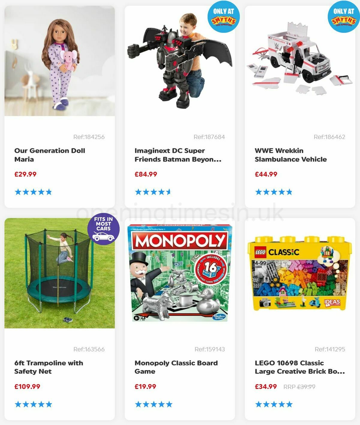 Smyths Toys Offers from 8 January