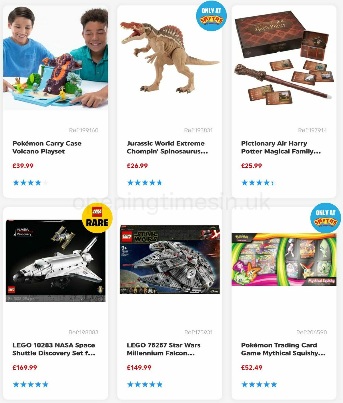 Smyths Toys Offers from 8 January