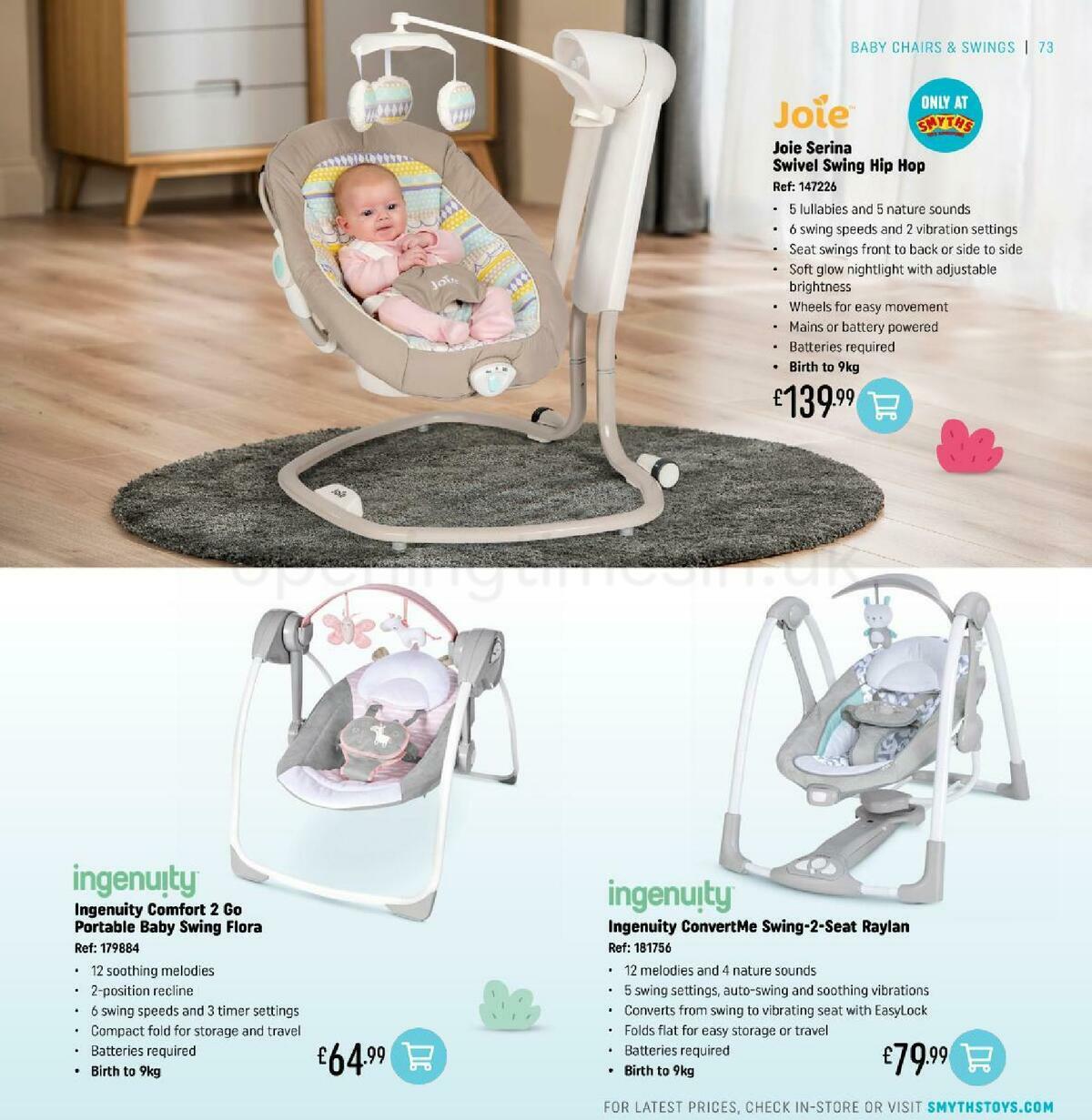 Smyths Toys Baby Catalogue Offers from 22 March
