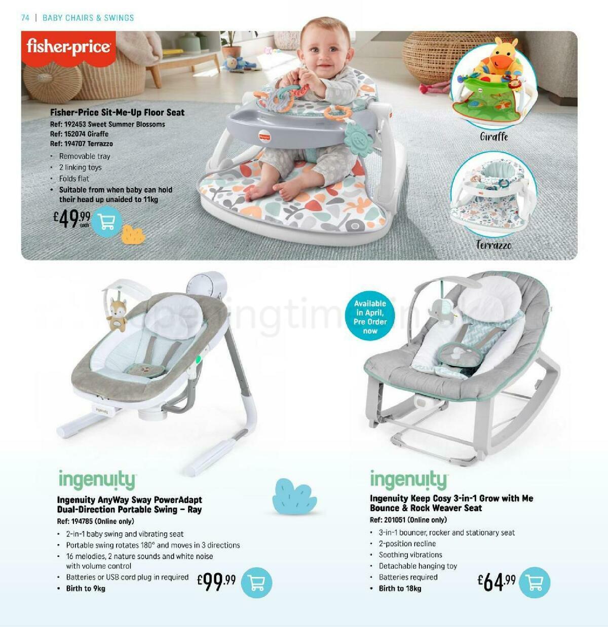 Smyths Toys Baby Catalogue Offers from 22 March