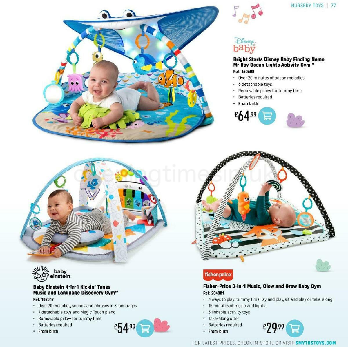 Smyths Toys Baby Catalogue Offers from 22 March