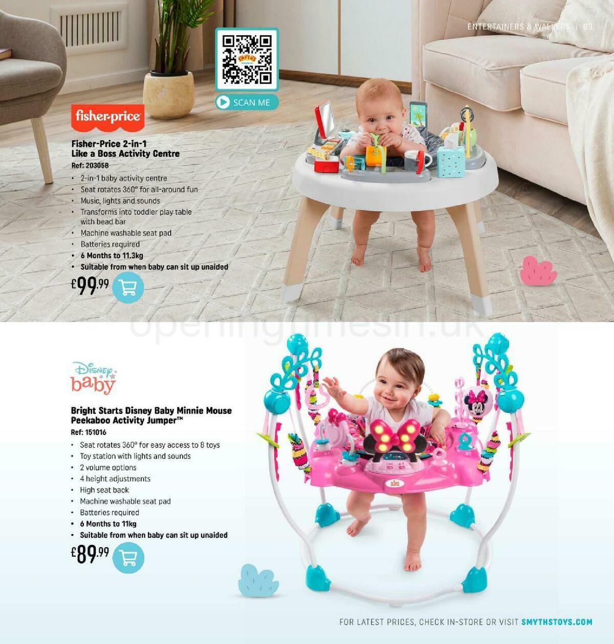 Smyths Toys Baby Catalogue Offers from 22 March
