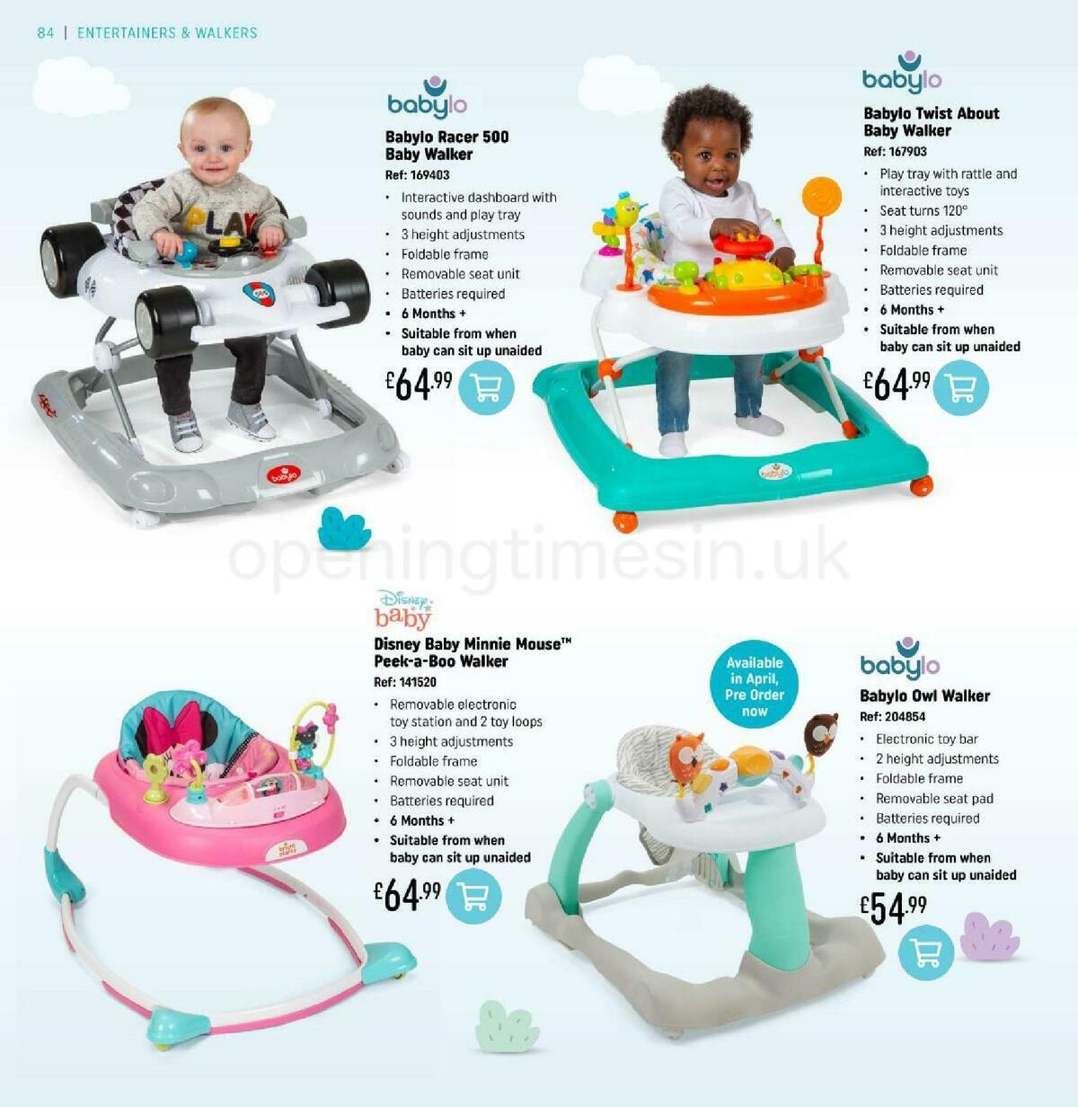 Smyths Toys Baby Catalogue Offers from 22 March