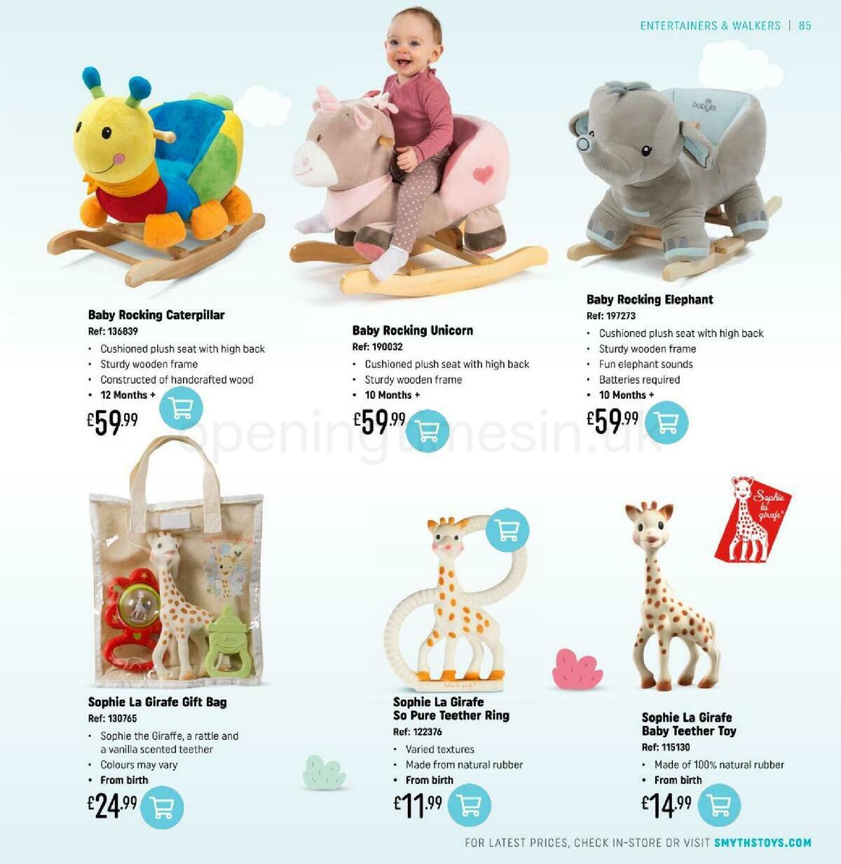 Smyths Toys Baby Catalogue Offers from 22 March