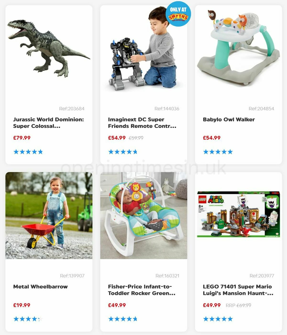 Smyths Toys Offers from 6 May