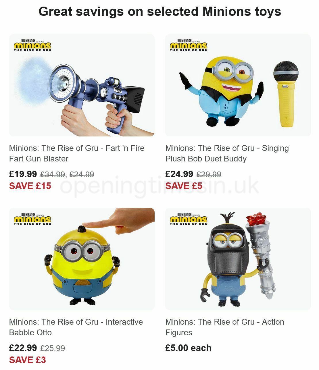 Smyths Toys Offers from 1 July