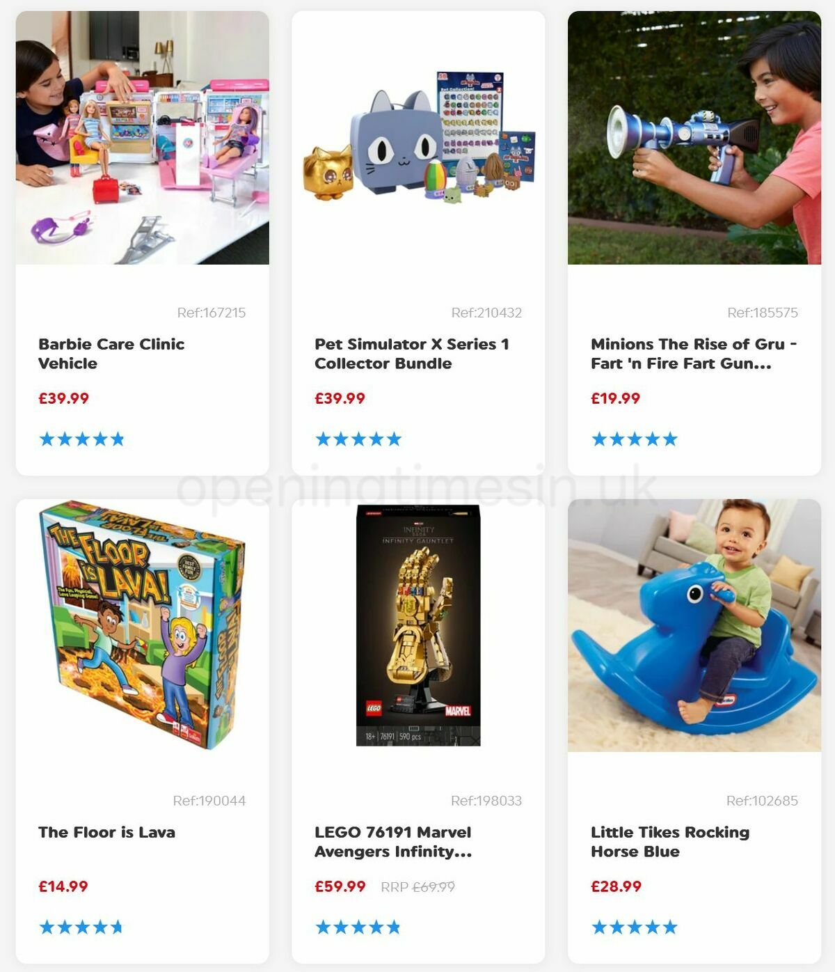 Smyths Toys Offers from 5 August