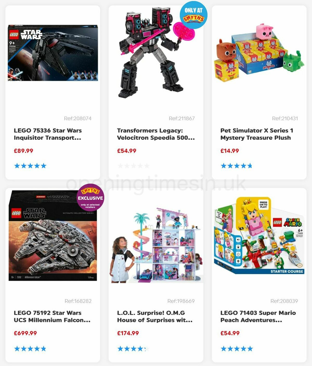 Smyths Toys Offers from 5 August