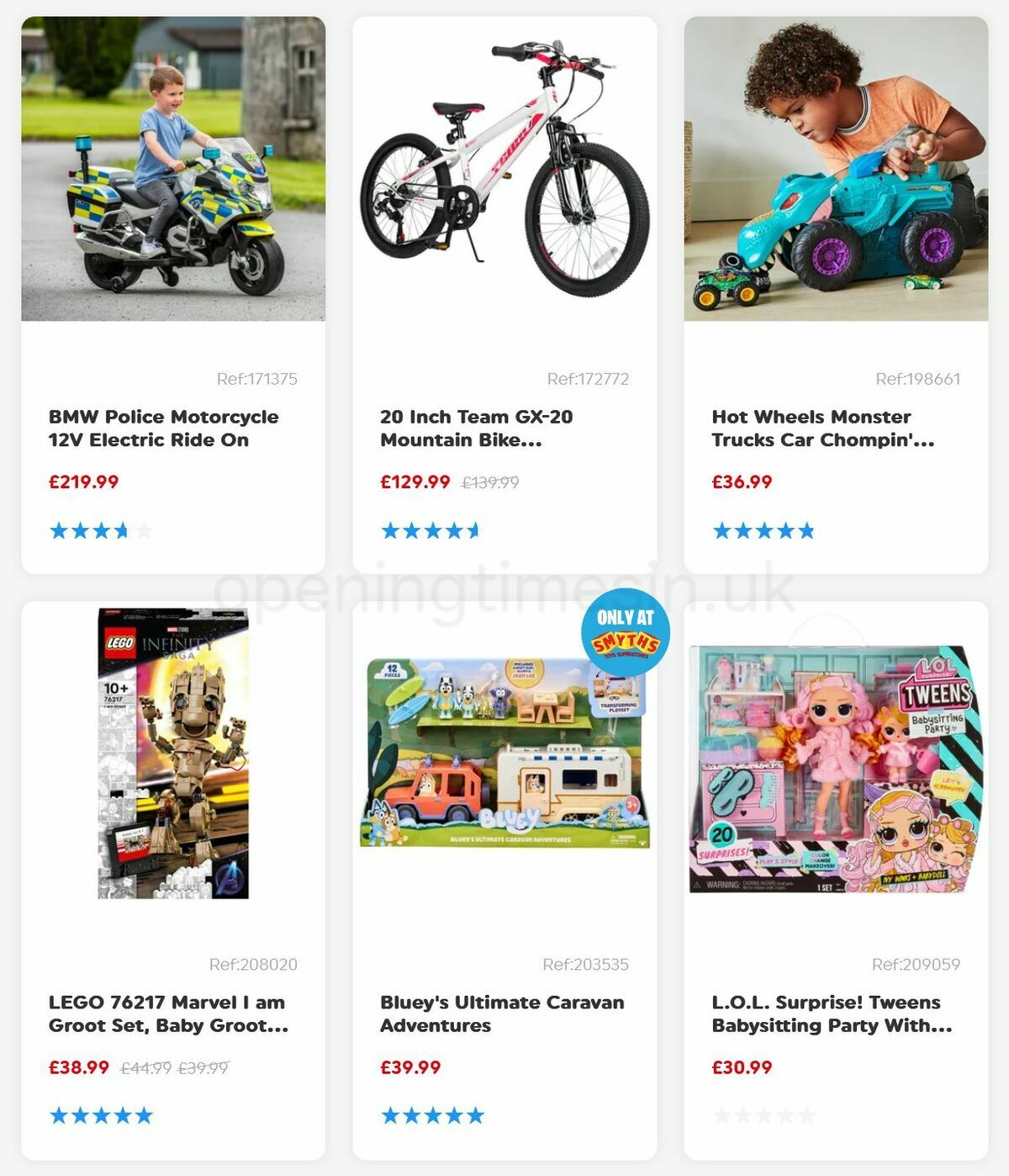 Smyths Toys Offers from 19 August