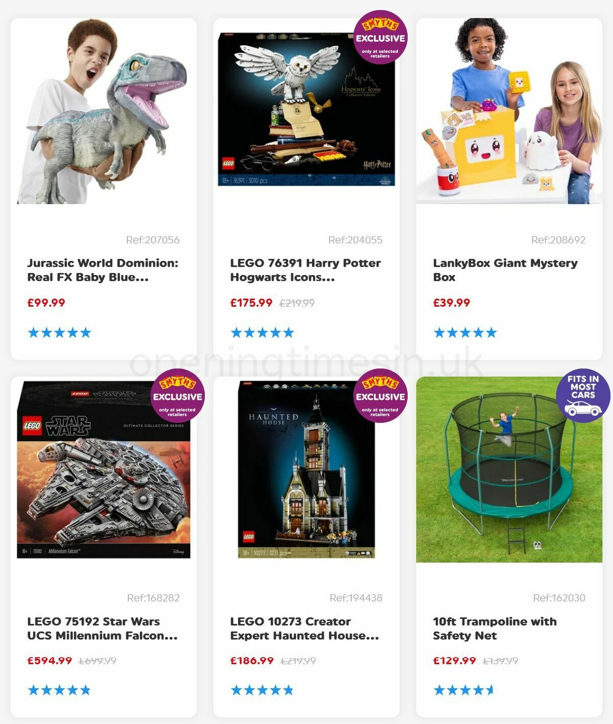 Smyths Toys Offers from 19 August