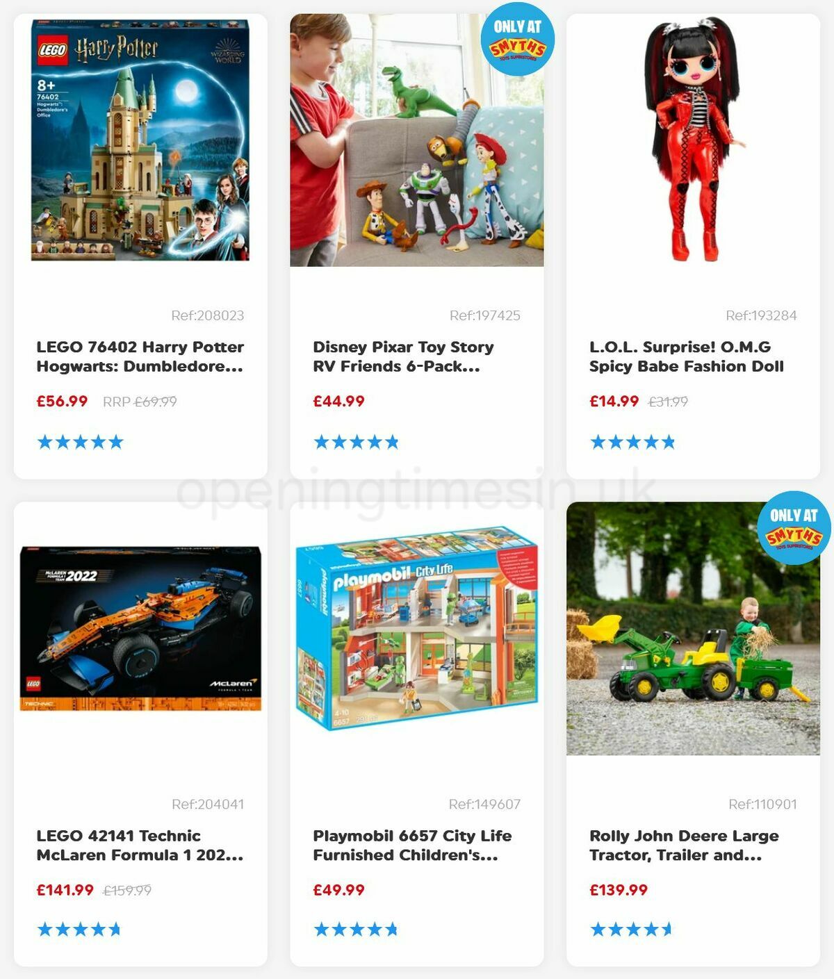 Smyths Toys Offers from 26 August