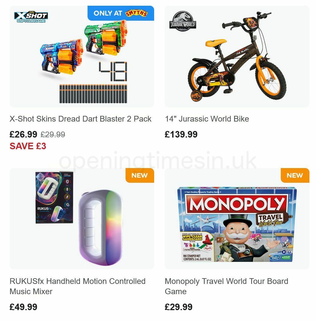 Smyths Toys Offers from 26 August