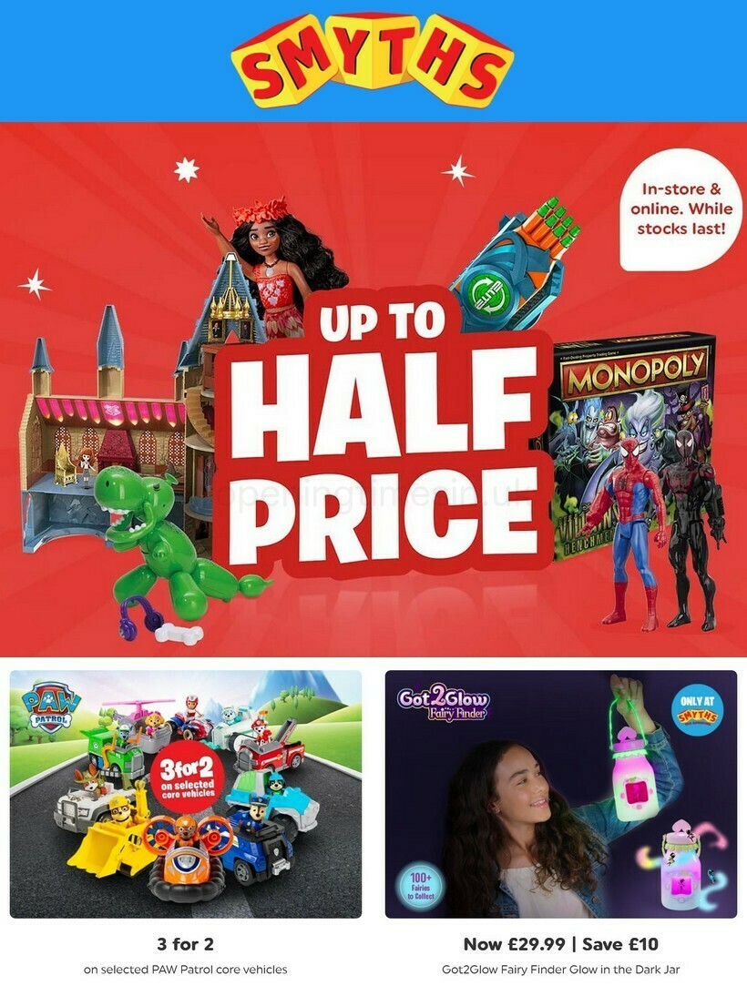 Smyths Toys Offers from 21 October
