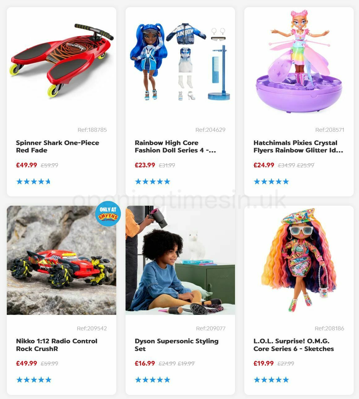 Smyths Toys Offers from 21 October