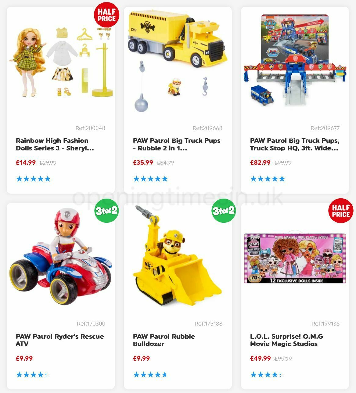 Smyths Toys Offers from 21 October
