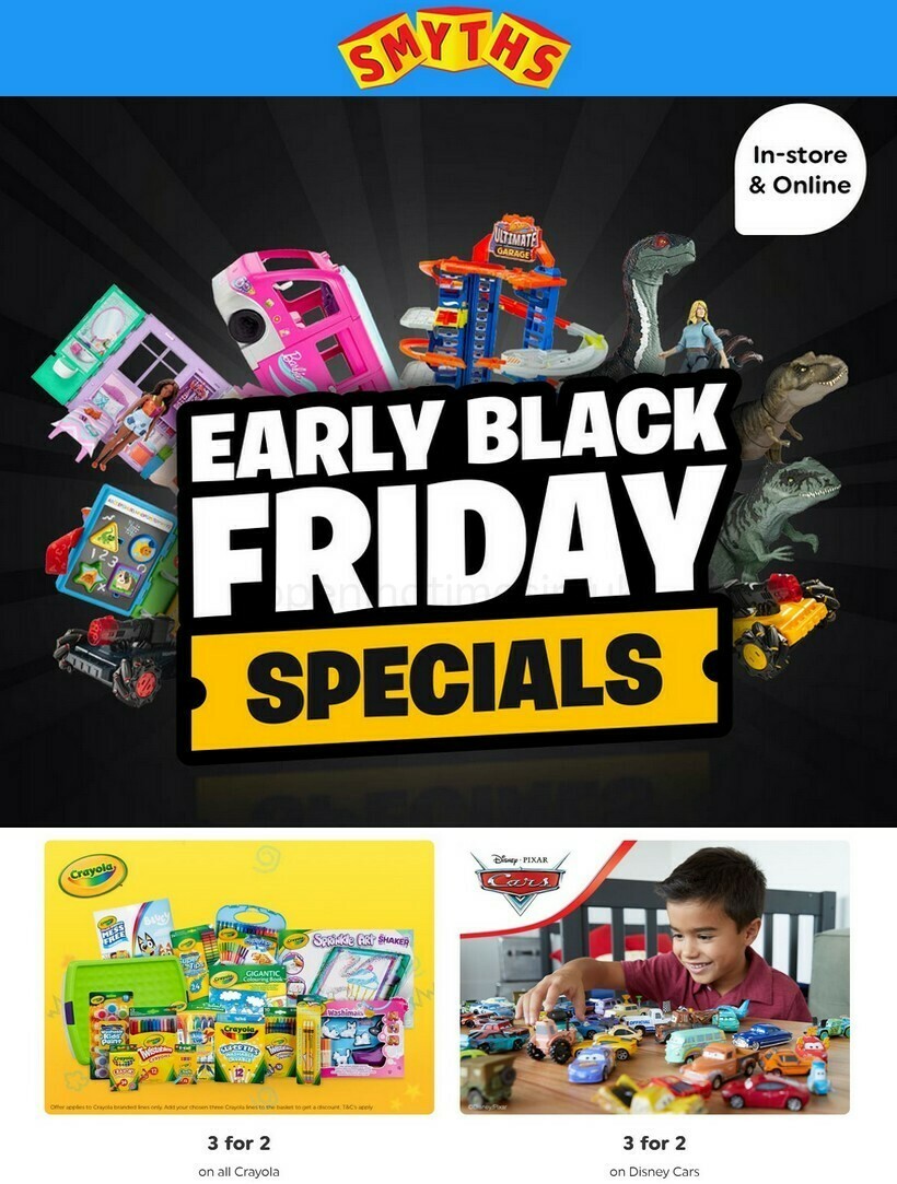Smyths Toys Offers from 4 November