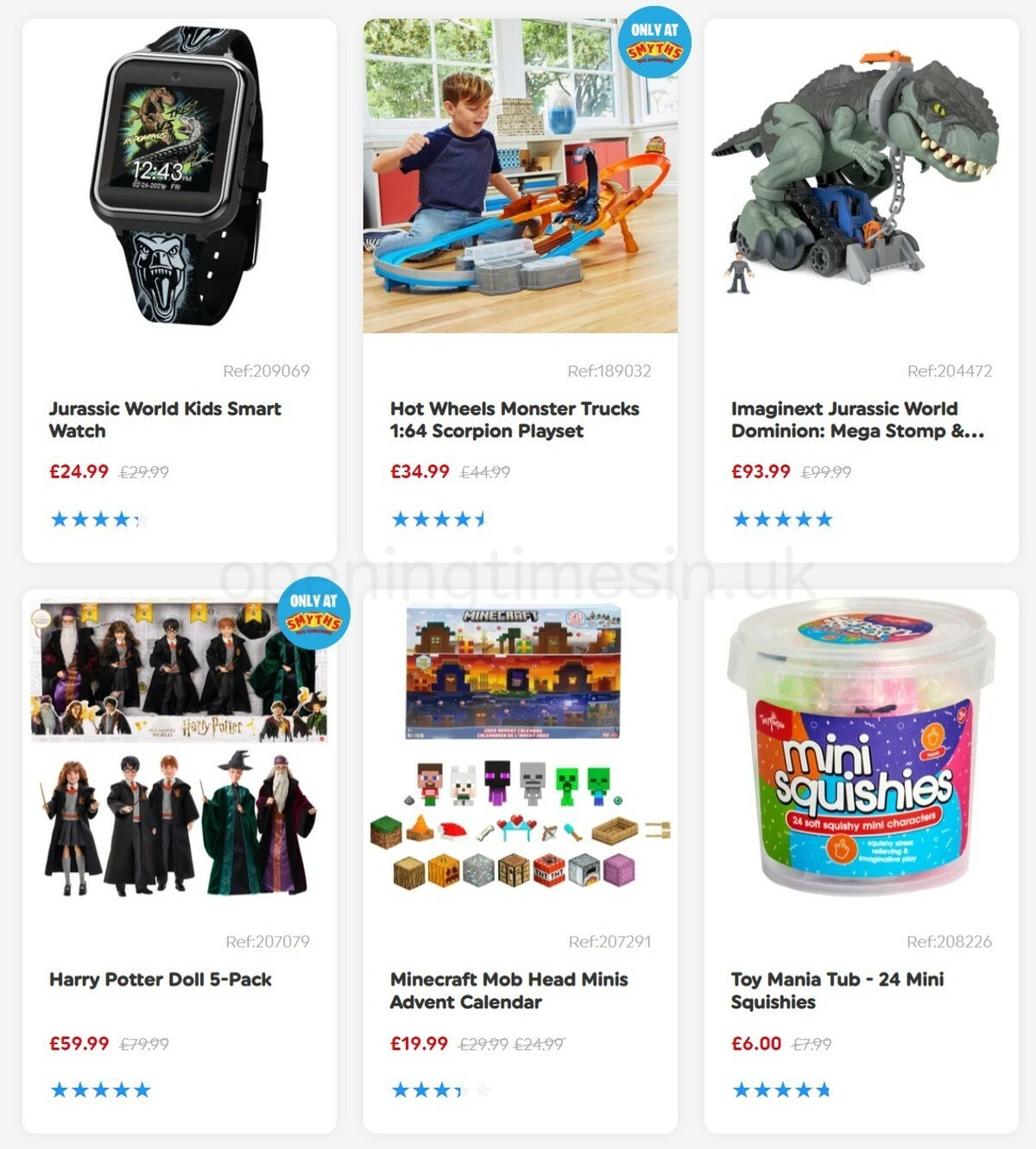 Smyths Toys Offers from 4 November