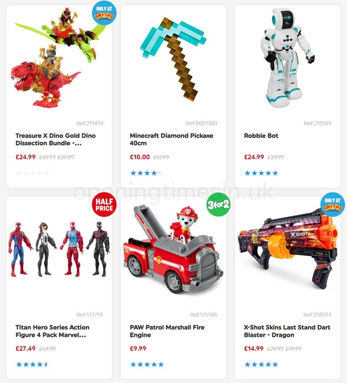 Smyths Toys Offers from 4 November