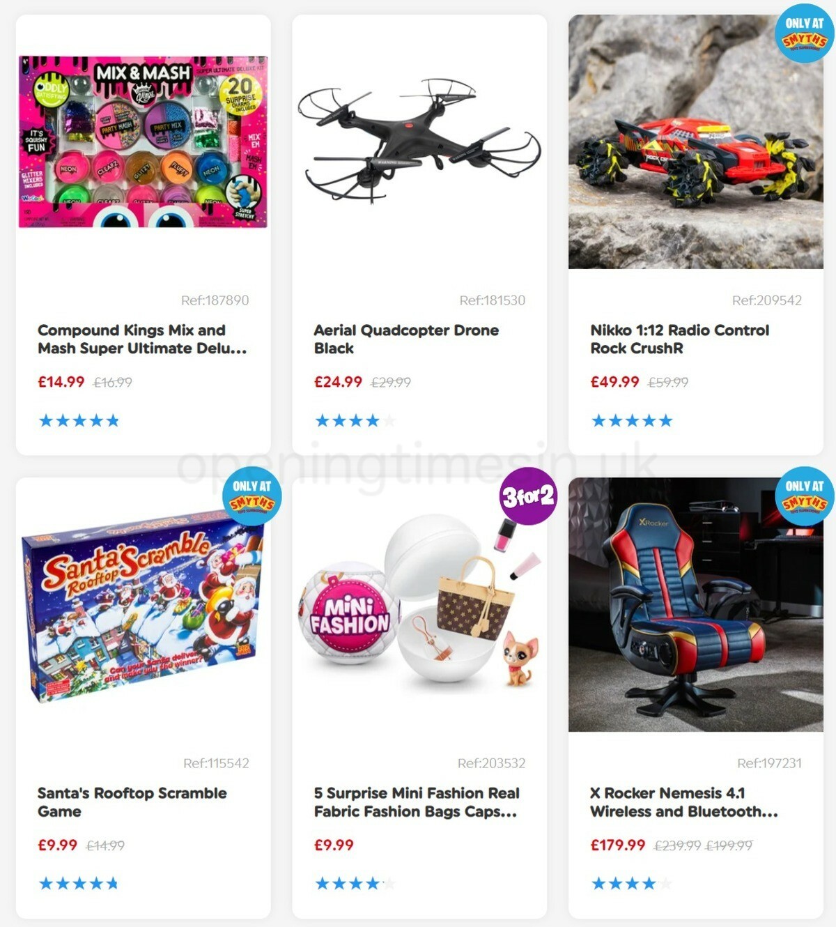Smyths Toys Offers from 4 November