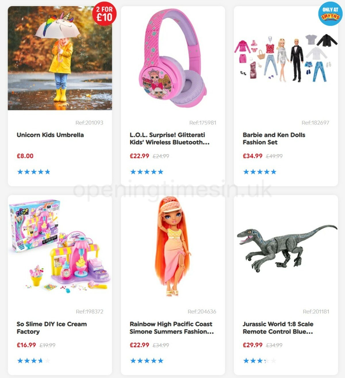 Smyths Toys Offers from 4 November