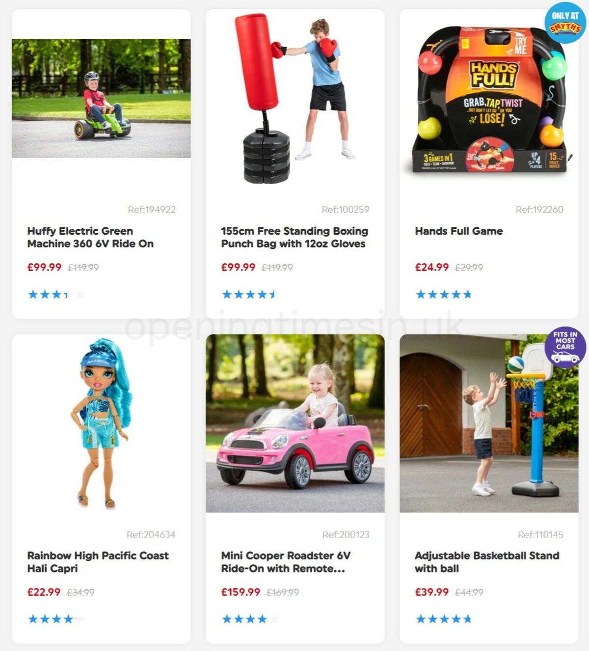 Smyths Toys Offers from 4 November