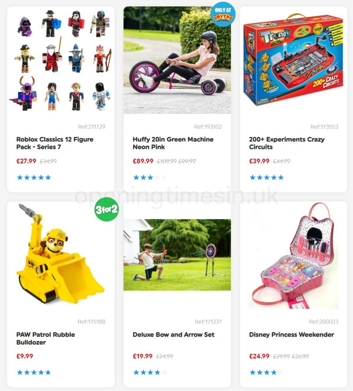 Smyths Toys Offers from 4 November