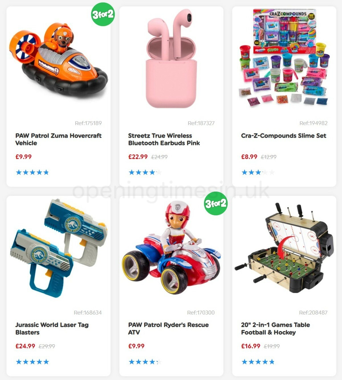Smyths Toys Offers from 4 November