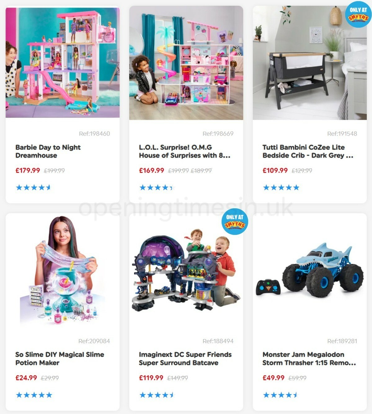 Smyths Toys Offers from 4 November