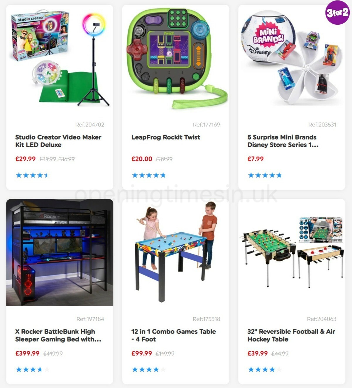 Smyths Toys Offers from 4 November