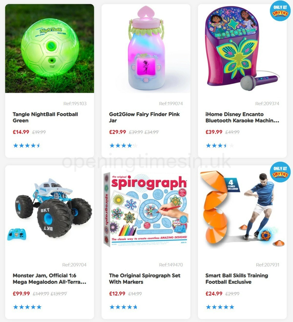 Smyths Toys Offers from 4 November