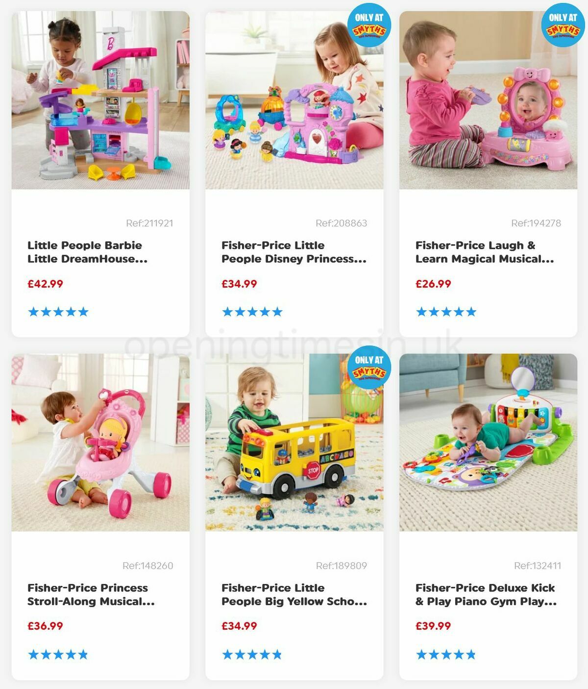 Smyths Toys Fisher-Price Offers from 22 November