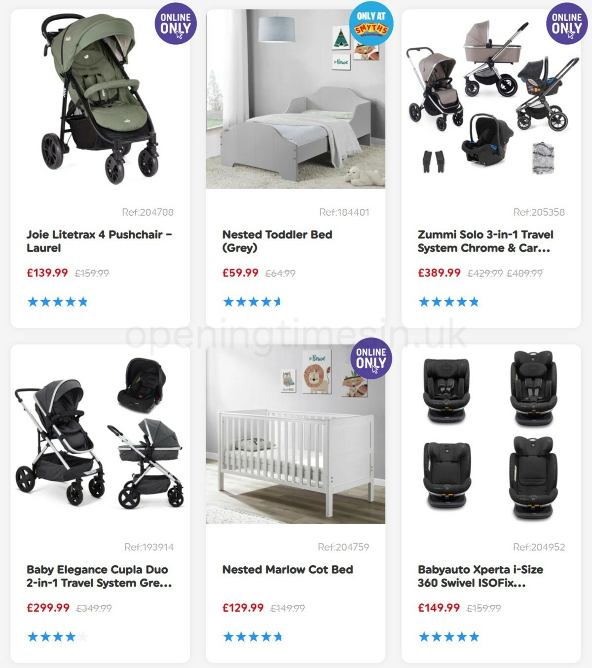 Smyths Toys Baby Sale Offers from 26 December