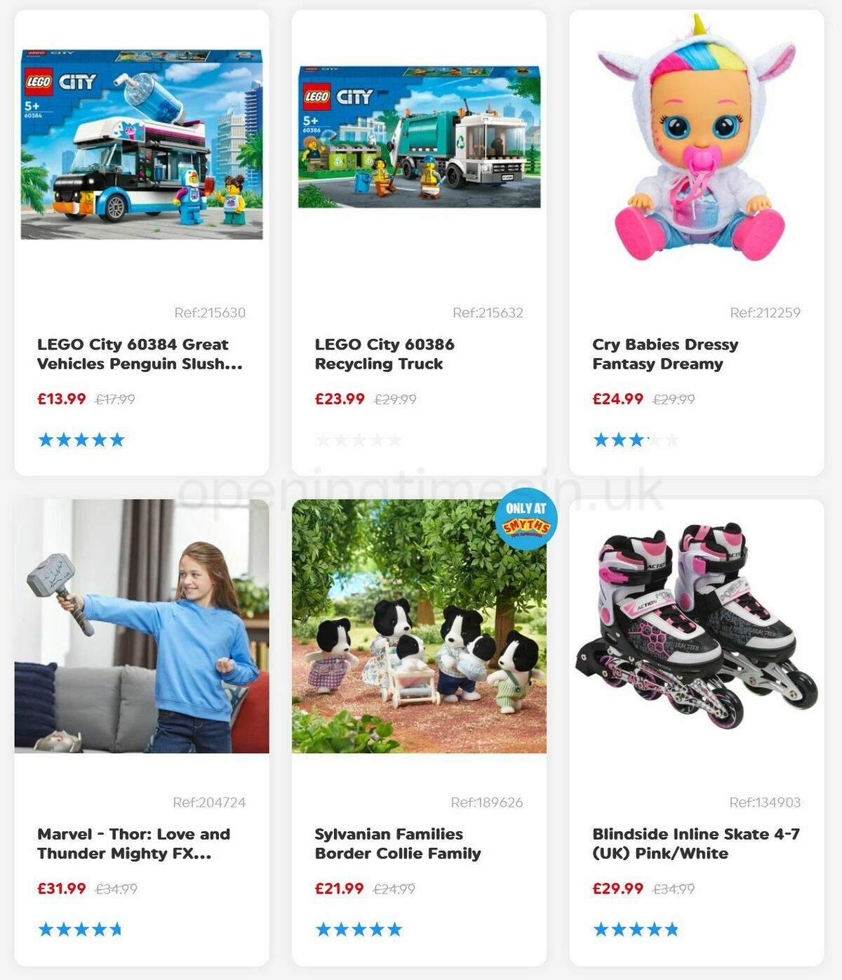 Smyths Toys Offers from 16 March