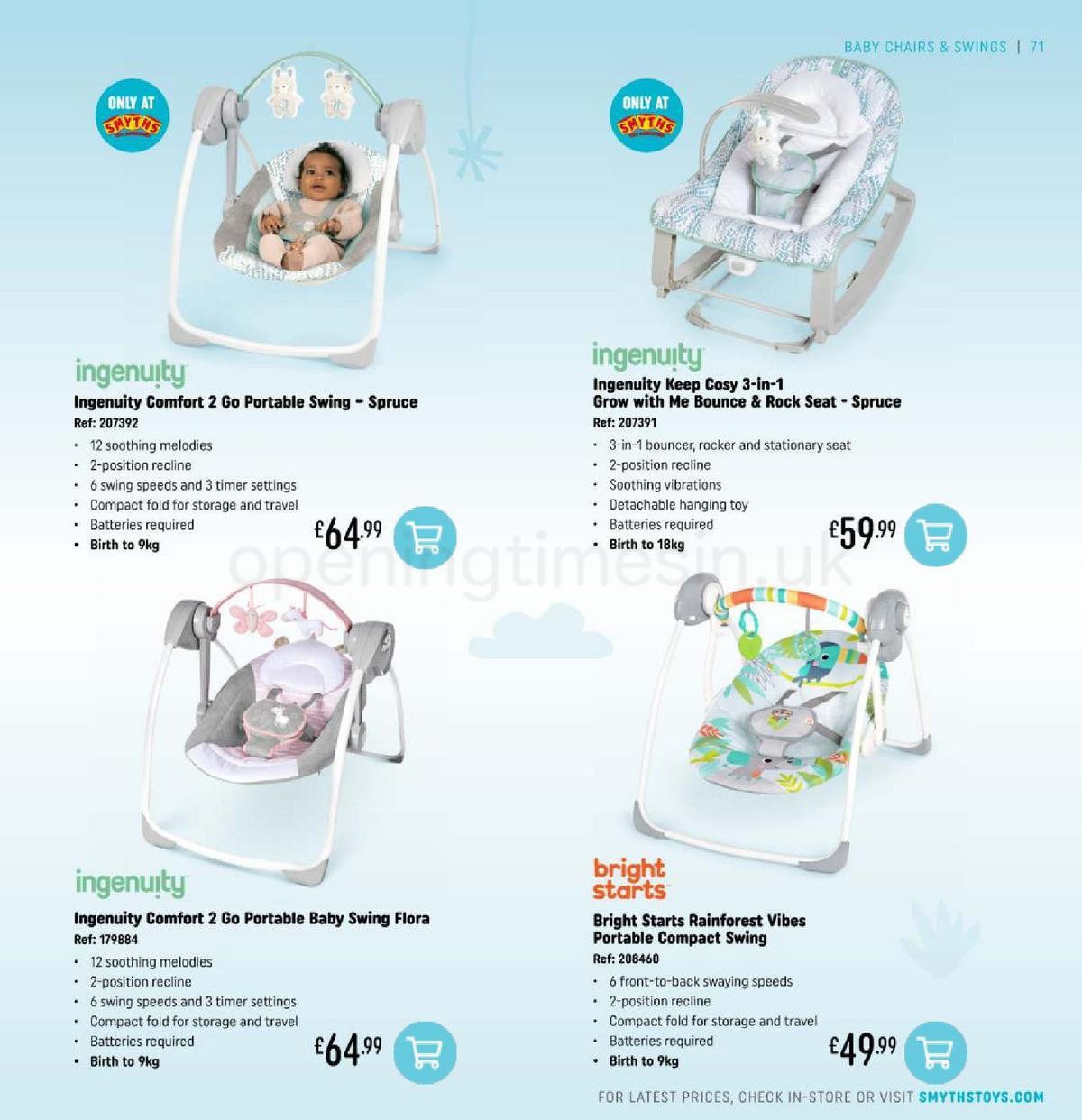 Smyths Toys Baby Catalogue Offers from 31 March