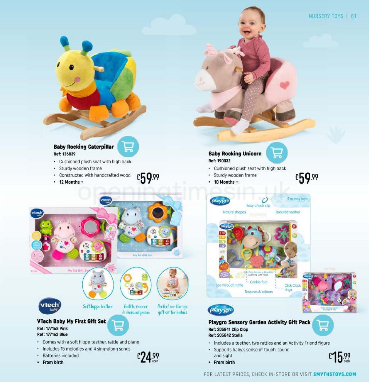 Smyths Toys Baby Catalogue Offers from 31 March
